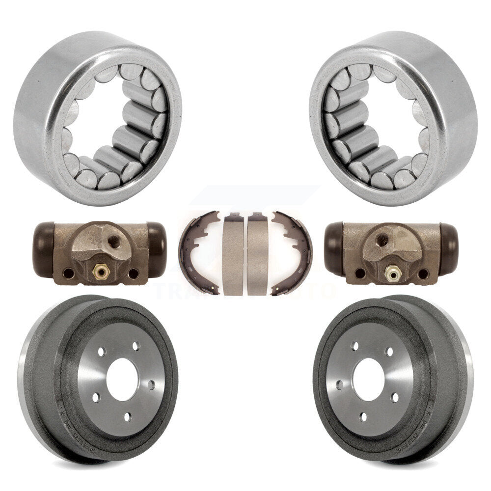 Kit de roulements de cylindres de roue arrière, de tambour et de chaussures (7 pièces) pour Dodge Ram 1500