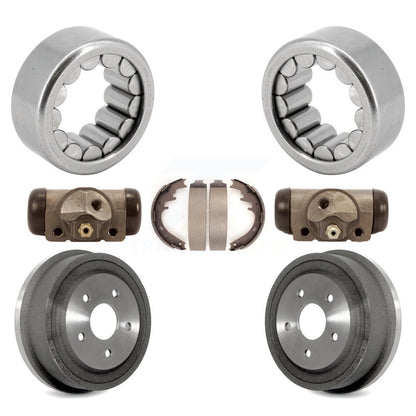 Kit de roulements de cylindres de roue arrière, de tambour et de chaussures (7 pièces) pour Dodge Ram 1500