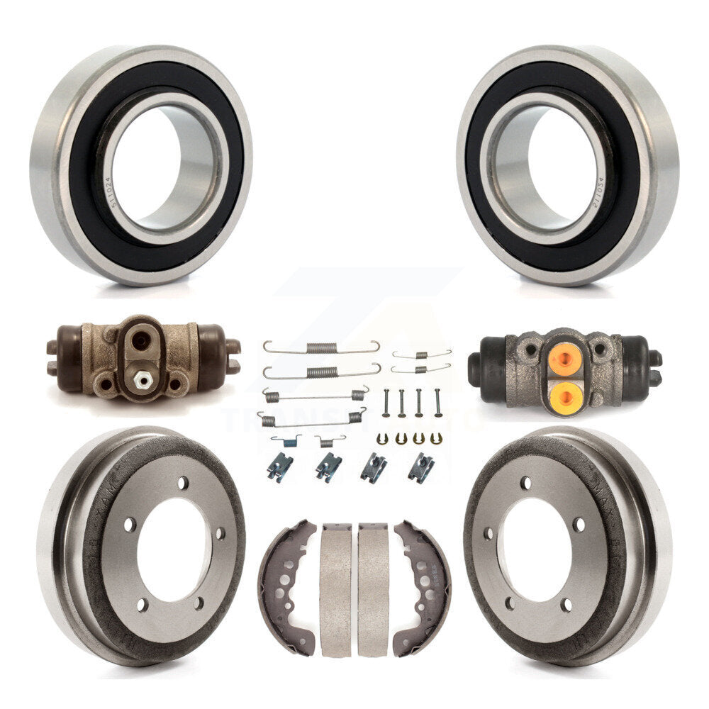 Kit de roulements de cylindres de roue arrière, de tambour et de chaussures (8 pièces) pour Suzuki Grand Vitara
