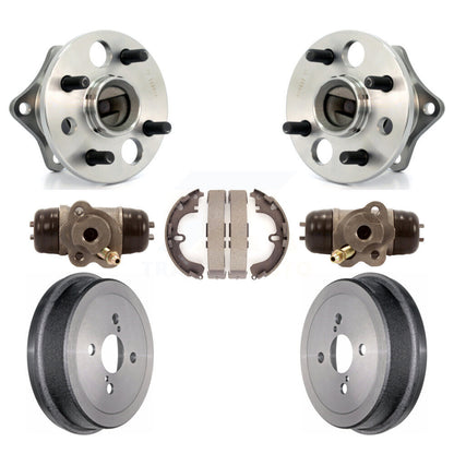Kit de roulement de moyeu de matériel de tambour et de chaussures de cylindres de roue arrière (7 pièces) pour Toyota Geo