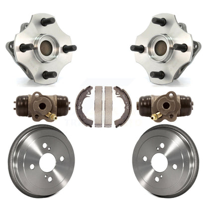 Kit de roulement de moyeu de matériel de tambour et de chaussures de cylindres de roue arrière (7 pièces) pour Toyota Ech