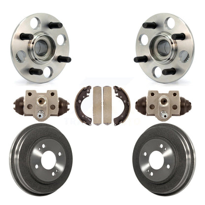 Kit de roulement de moyeu de matériel de tambour et de chaussures de cylindres de roue arrière (7 pièces) pour Honda Civi