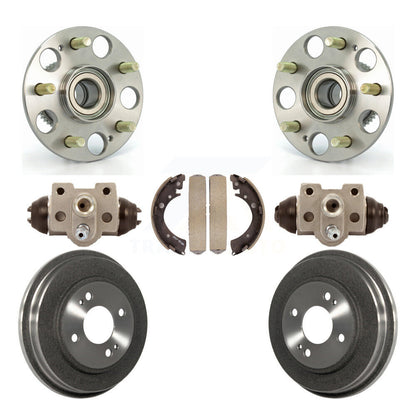 Kit de roulement de moyeu de matériel de tambour et de chaussures de cylindres de roue arrière (7 pièces) pour Honda Civi