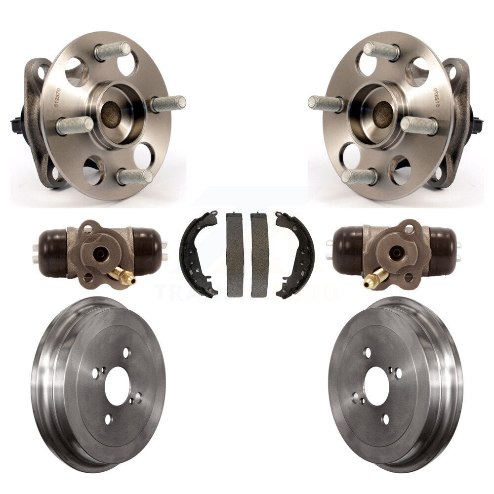 Kit de roulements de moyeu pour cylindres de roue arrière, tambour et chaussures, matériel pour Toyota Yaris