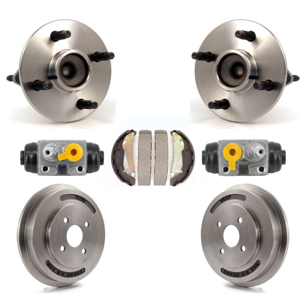 Kit de roulements de moyeu pour cylindres de roue arrière et chaussures de tambour (7 pièces) pour Chevrolet