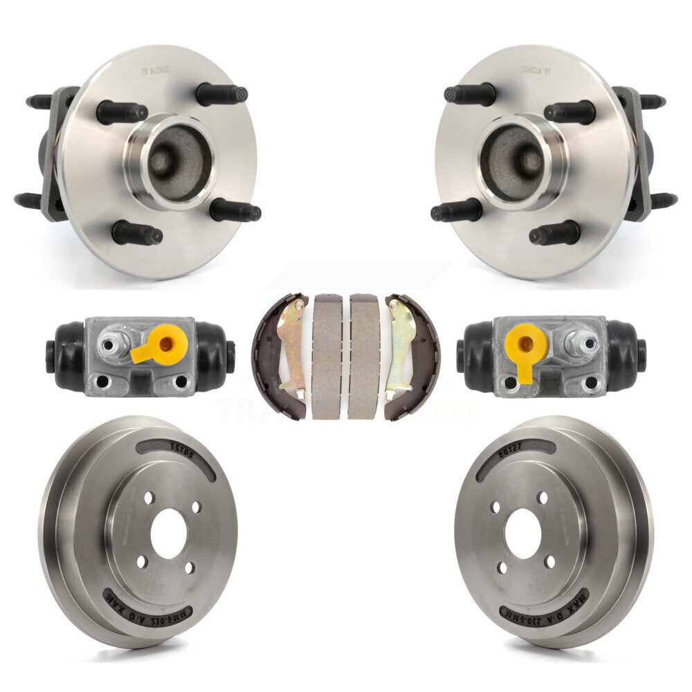 Kit de roulements de moyeu pour cylindres de roue arrière et chaussures de tambour (7 pièces) pour Chevrolet