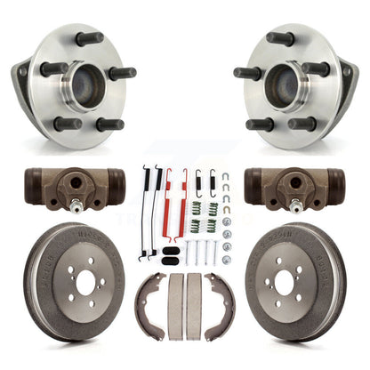 Kit de roulement de moyeu de matériel de tambour et de chaussures de cylindres de roue arrière (8 pièces) pour Toyota Vib