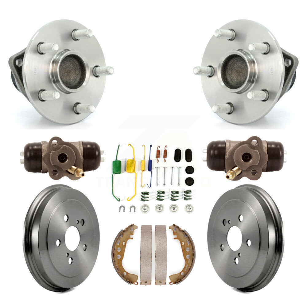 Kit de roulement de moyeu de matériel de tambour et de chaussures de cylindres de roue arrière pour Toyota Priu 2008