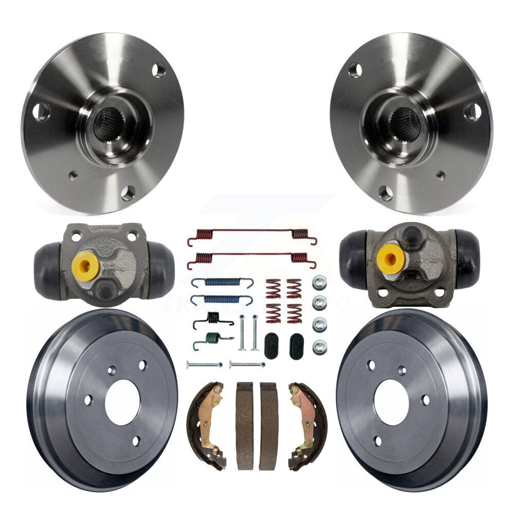 Kit de roulements de moyeu pour cylindres de roue arrière, tambour et chaussures, matériel pour Smart Fortwo