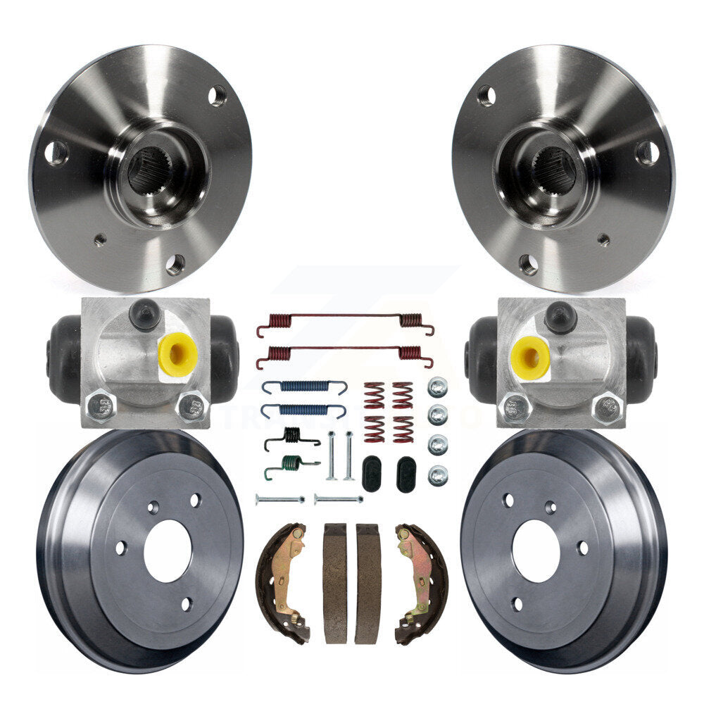 Kit de roulements de moyeu pour cylindres de roue arrière, tambour et chaussures, matériel pour Smart Fortwo
