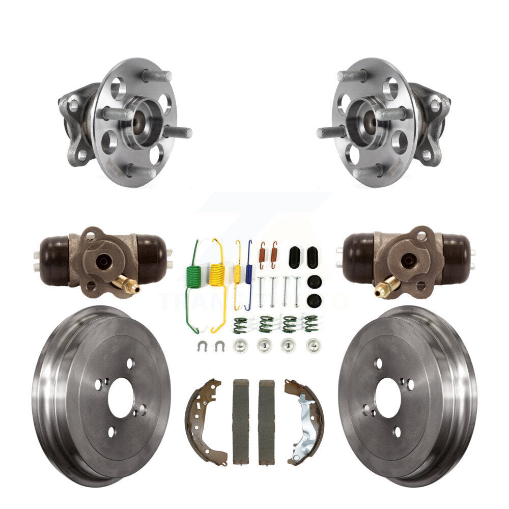 Kit de roulements de moyeu pour cylindres de roue arrière, tambour et chaussures, matériel pour Toyota Yaris