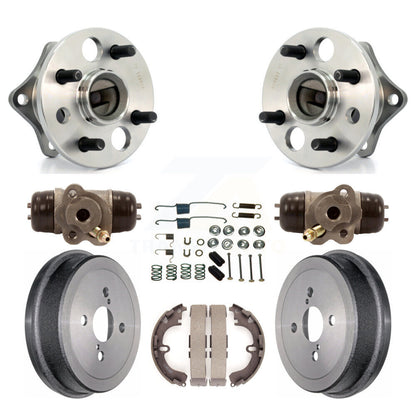 Kit de roulement de moyeu de matériel de tambour et de chaussures de cylindres de roue arrière (8 pièces) pour Toyota Geo