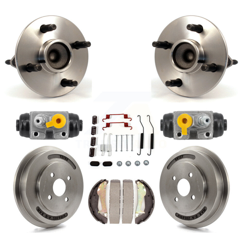 Kit de roulements de moyeu pour cylindres de roue arrière et chaussures de tambour (8 pièces) pour Chevrolet