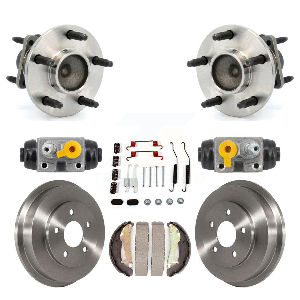 Kit de roulements de moyeu pour cylindres de roue arrière et chaussures de tambour (8 pièces) pour Chevrolet