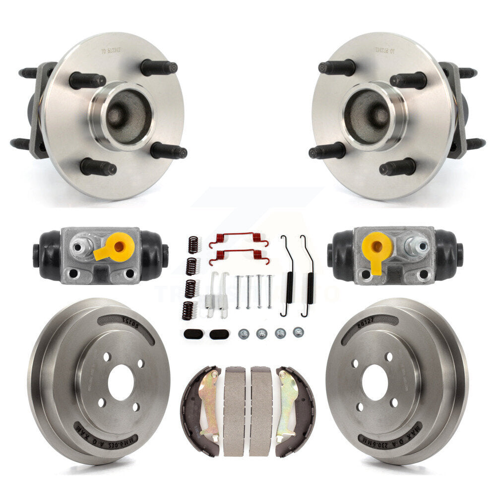 Kit de roulements de moyeu pour cylindres de roue arrière et chaussures de tambour (8 pièces) pour Chevrolet