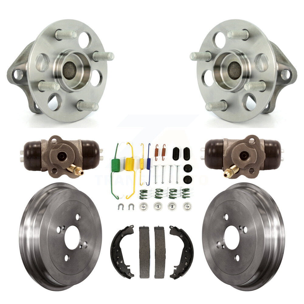 Kit de roulements de moyeu pour cylindres de roue arrière, tambour et chaussures, matériel pour Toyota Yaris