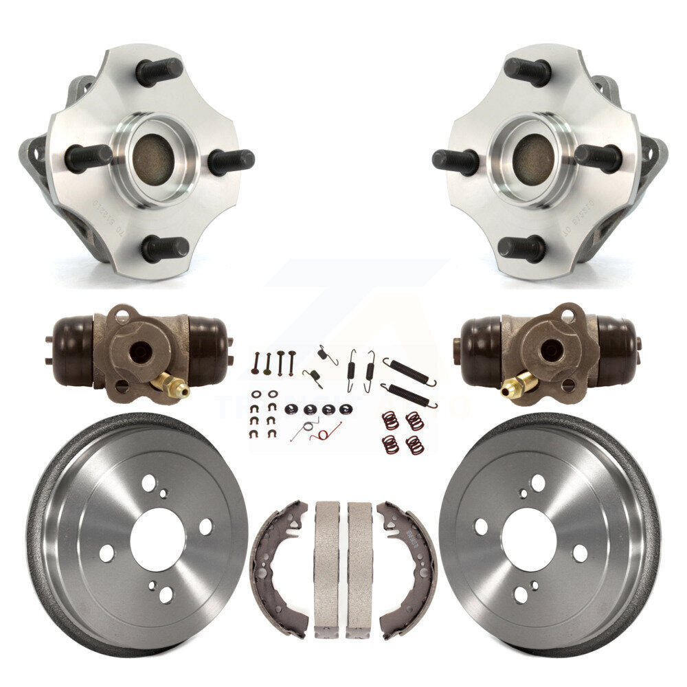 Kit de roulement de moyeu de matériel de tambour et de chaussures de cylindres de roue arrière (8 pièces) pour Toyota Ech