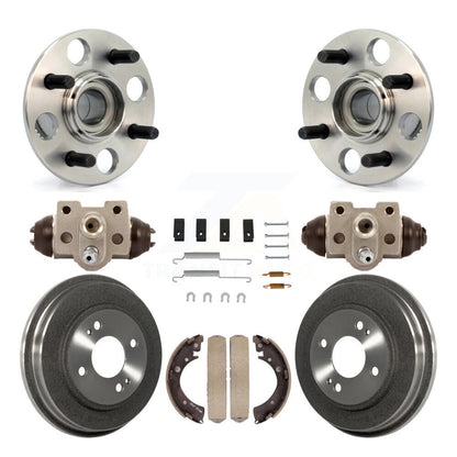 Kit de roulement de moyeu de matériel de tambour et de chaussures de cylindres de roue arrière (8 pièces) pour Honda Civi