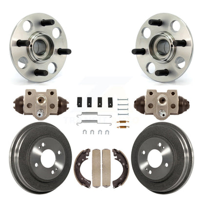 Kit de roulement de moyeu de matériel de tambour et de chaussures de cylindres de roue arrière (8 pièces) pour Honda Civi