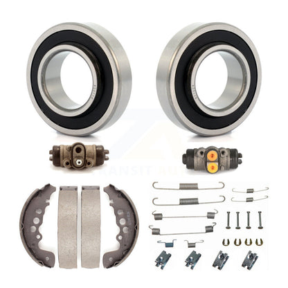 Kit de roulements de quincaillerie pour cylindres de roue arrière et chaussures de tambour (6 pièces) pour Suzuki Grand