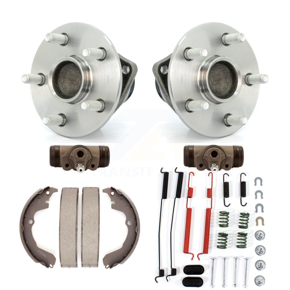 Kit de roulement de moyeu de matériel de chaussures de tambour de cylindres de roue arrière (6 pièces) pour Toyota Matri