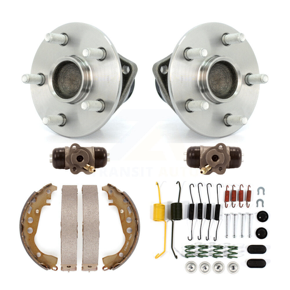 Kit de roulement de moyeu de matériel de chaussures de tambour de cylindres de roue arrière (6 pièces) pour Toyota Prius