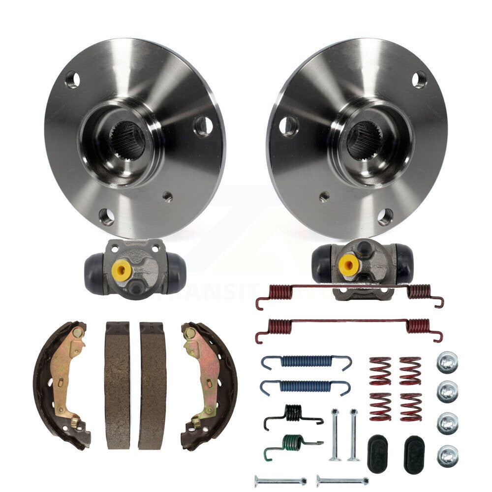 Kit de roulements de moyeu de matériel de chaussures de tambour de cylindres de roue arrière (6 pièces) pour Smart Fortwo