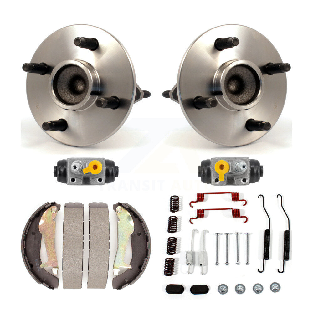 Kit de roulement de moyeu de matériel de chaussures de tambour de cylindres de roue arrière (6 pièces) pour Chevrolet G5