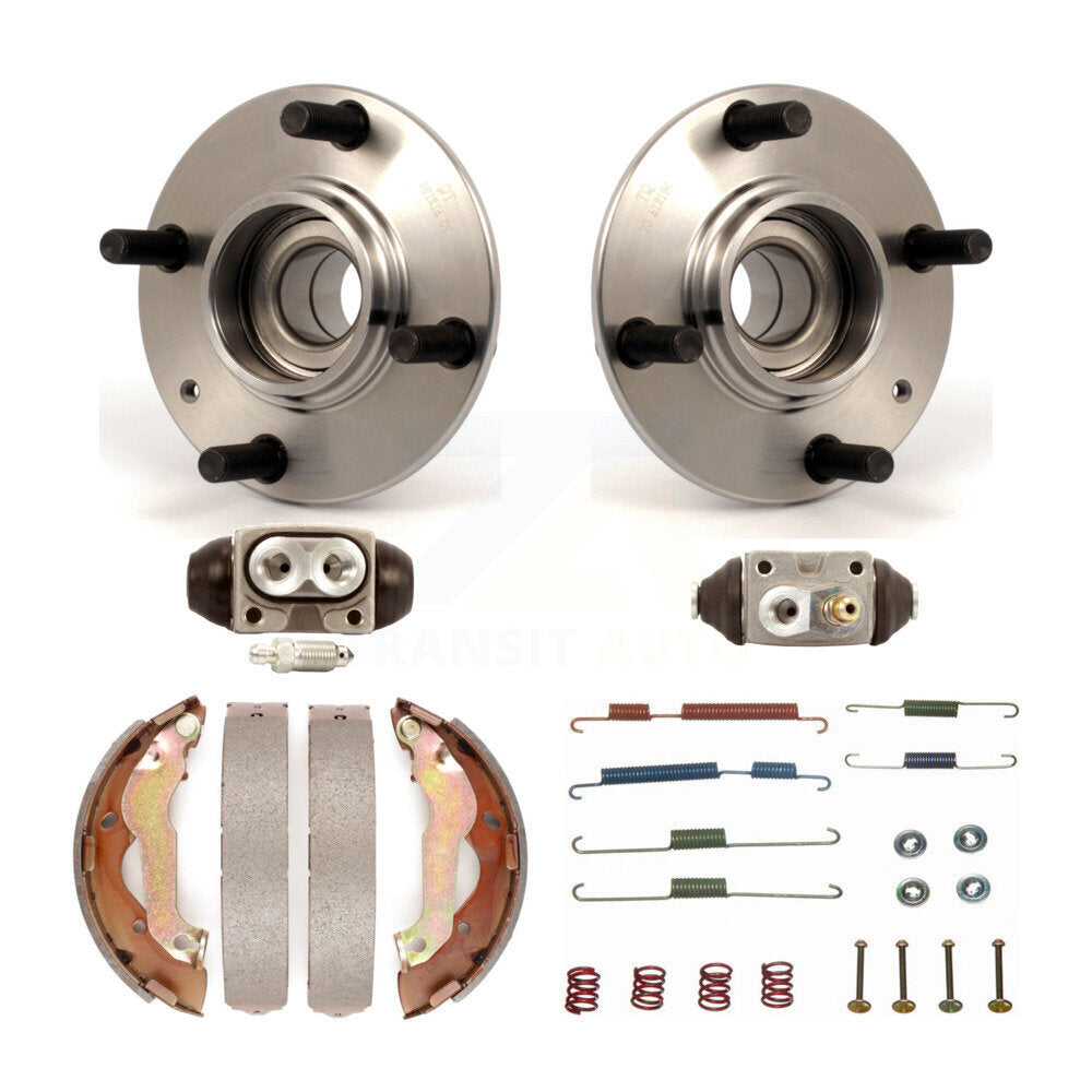 Kit de roulements de moyeu pour cylindres de roue arrière et chaussures de tambour (6 pièces) pour Kia Spectr