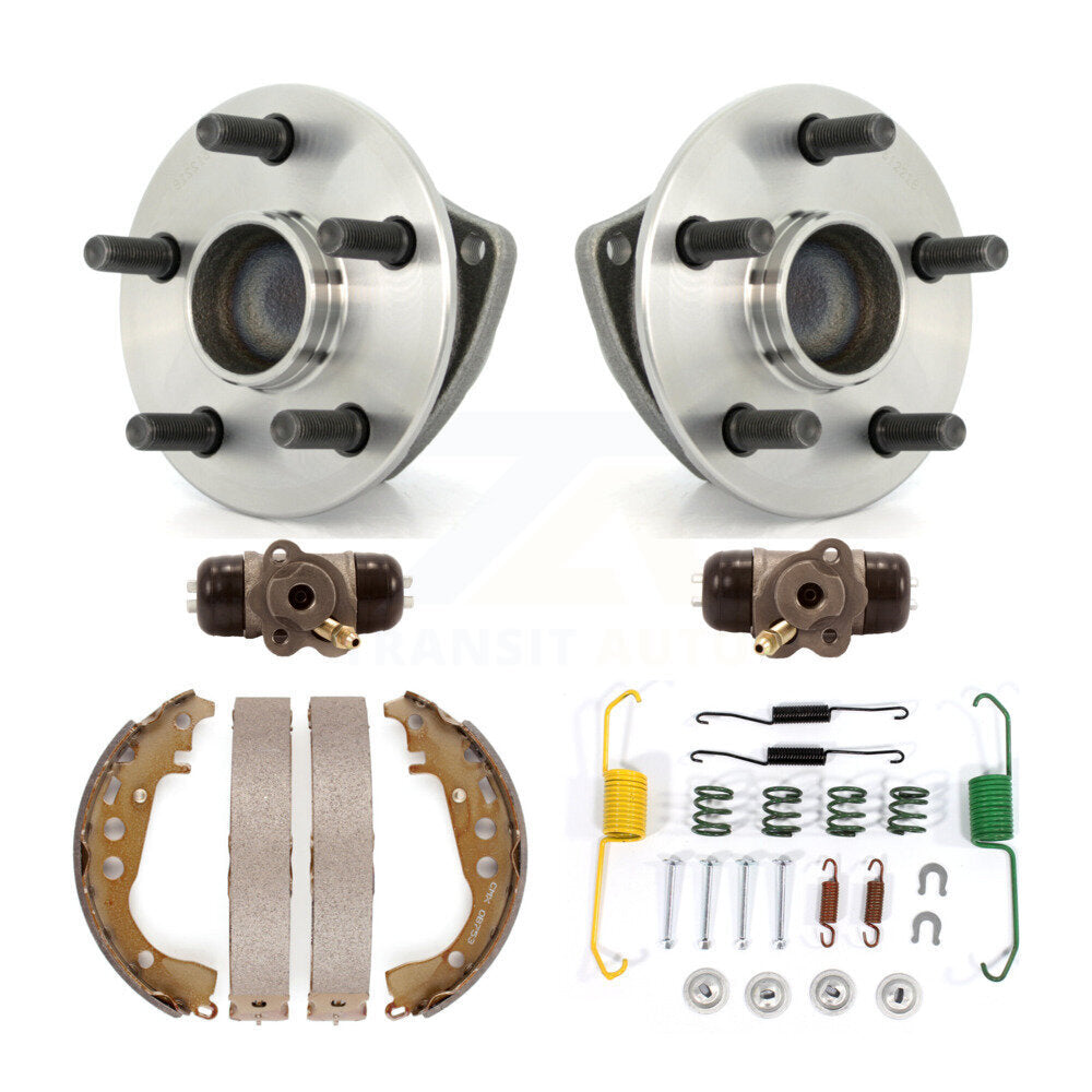 Kit de roulement de moyeu de matériel de chaussures de tambour de cylindres de roue arrière (6 pièces) pour Toyota Celic
