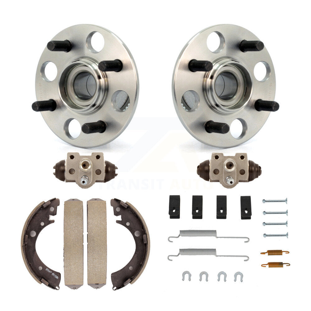Kit de roulements de moyeu pour cylindres de roue arrière et chaussures de tambour (6 pièces) pour Honda Civi