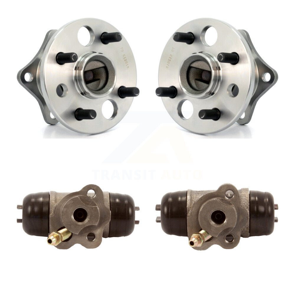 Cylindres de roue arrière et kit de roulement de moyeu pour Toyota Corolla Prizm Chevrolet Geo