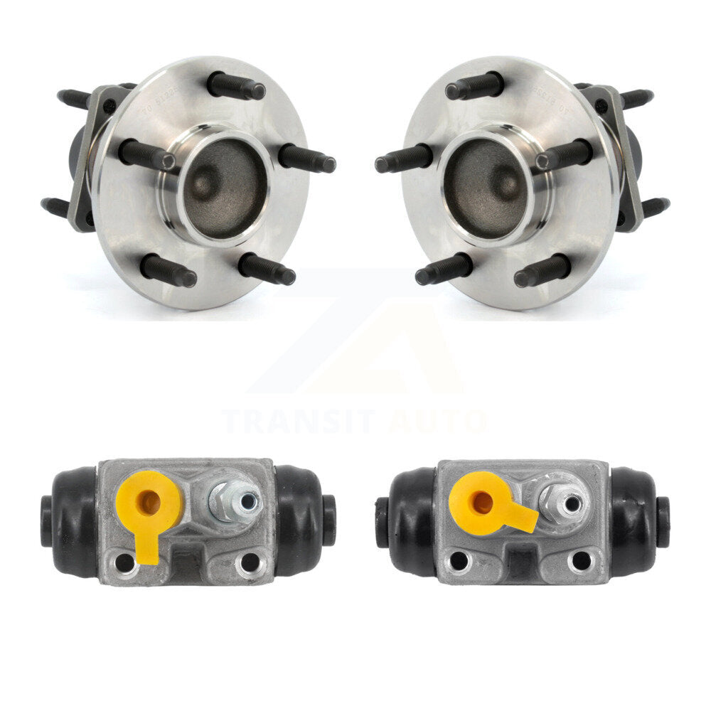 Cylindres de roue arrière et kit de roulement de moyeu pour Chevrolet Cobalt Pontiac G5 HHR