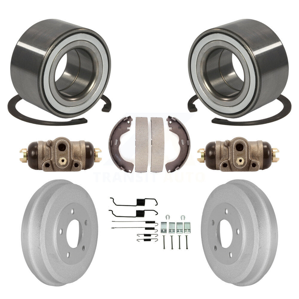 Kit de roulements de quincaillerie pour cylindres de roue arrière, chaussures de tambour revêtues (8 pièces) pour Ford Mazda