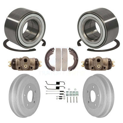 Kit de roulements de quincaillerie pour cylindres de roue arrière, chaussures de tambour revêtues (8 pièces) pour Ford Mazda