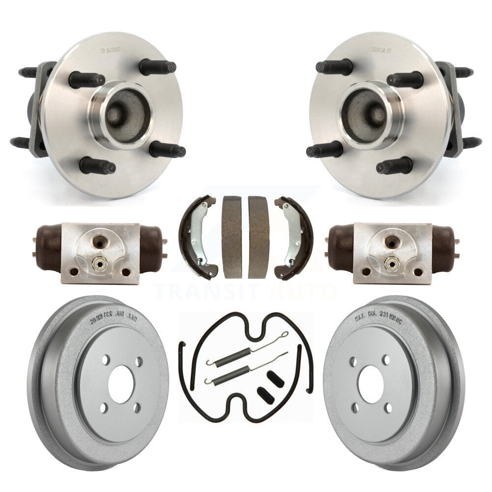 Kit de roulements de moyeu pour cylindres de roue arrière et chaussures de tambour revêtues, pour Saturn Io