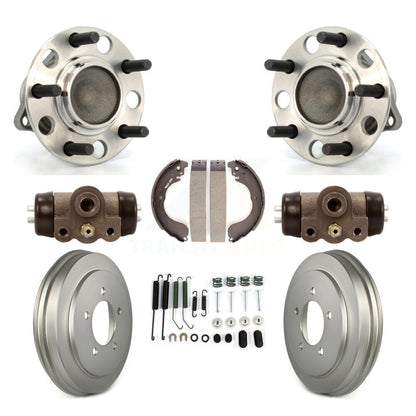 Kit de roulements de moyeu pour cylindres de roue arrière et chaussures de tambour revêtues (8 pièces) pour Jee