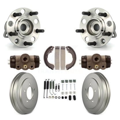 Kit de roulements de moyeu pour cylindres de roue arrière et chaussures de tambour revêtues (8 pièces) pour Jee