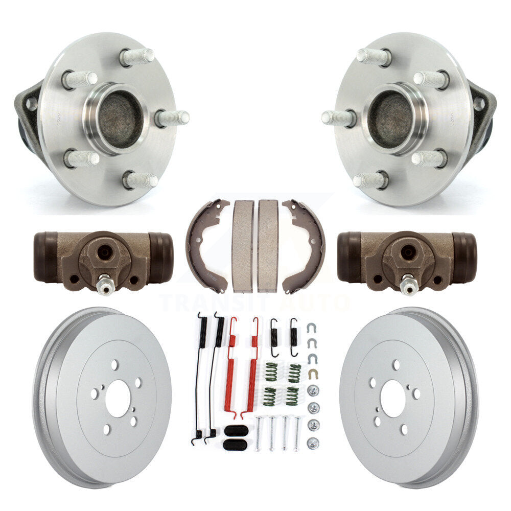 Kit de roulements de moyeu pour cylindres de roue arrière et chaussures de tambour revêtues (8 pièces) pour Vib