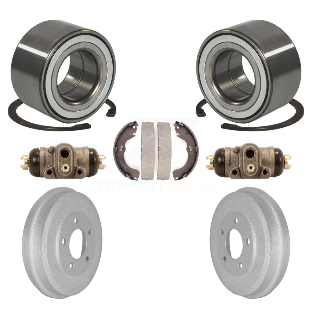 Cylindres de roue arrière et kit de roulements à tambour et chaussures revêtus pour Ford Escape Mazda