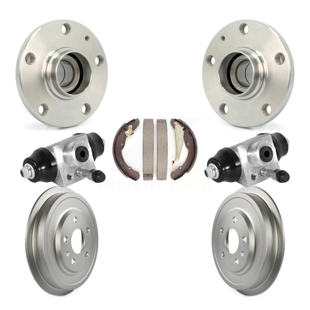 Kit de roulements de moyeu pour cylindres de roue arrière et chaussures de tambour revêtues, pour Volkswagen Jetta