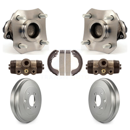 Cylindres de roue arrière et kit de roulement de moyeu de tambour et de chaussures enduits pour Nissan Versa