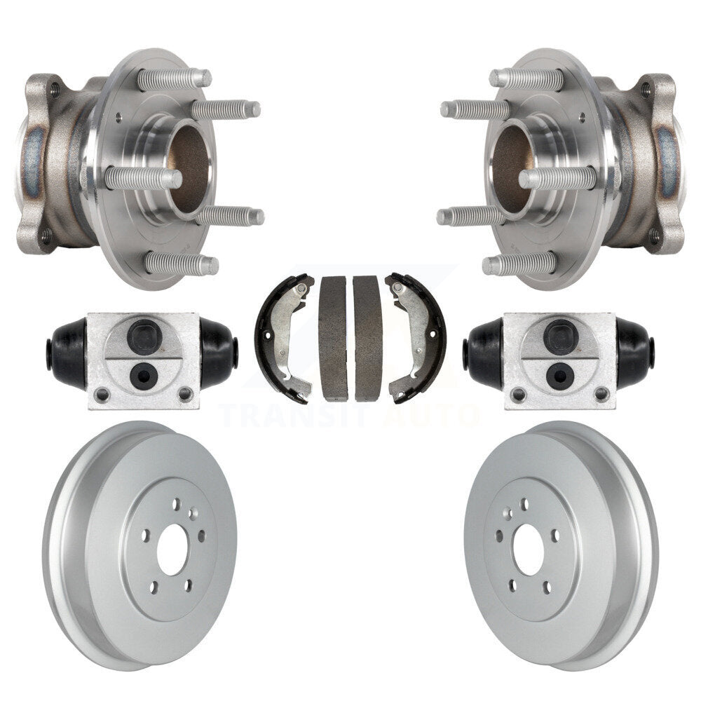 Cylindres de roue arrière et kit de roulement de moyeu de tambour et de chaussures enduits pour Chevrolet Cruz
