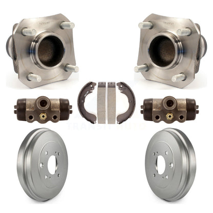 Cylindres de roue arrière et kit de roulement de moyeu de tambour et de chaussures enduits pour Nissan Versa