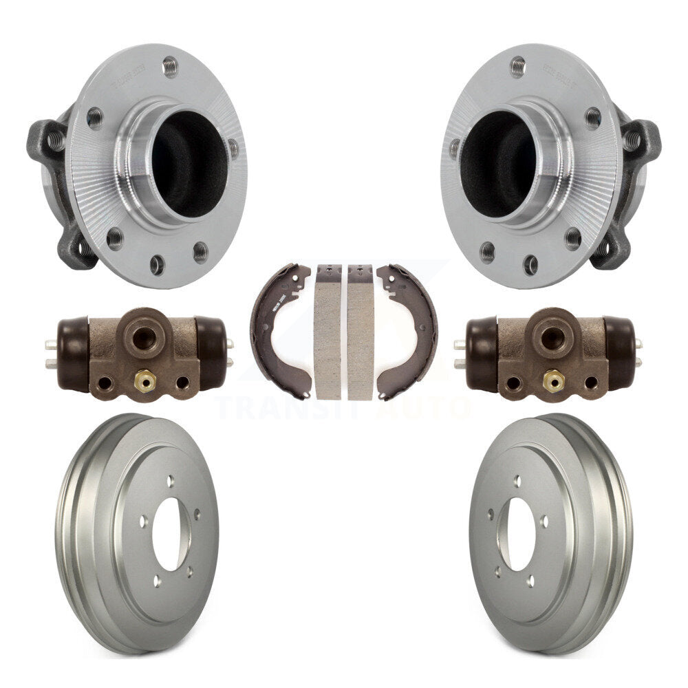 Cylindres de roue arrière et kit de roulement de moyeu de tambour et de chaussures enduits pour Jeep Compass