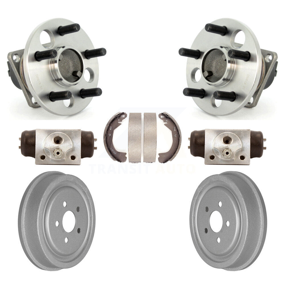 Kit de roulement de moyeu de tambour et de chaussures enduits de cylindres de roue arrière pour Chevrolet Cavalier