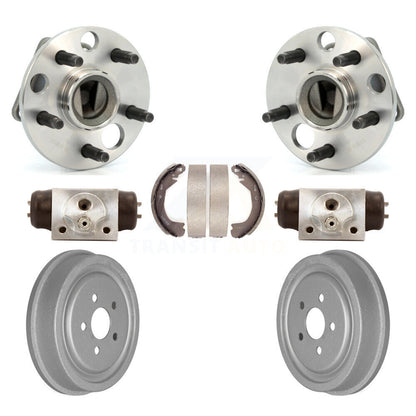 Kit de roulement de moyeu de tambour et de chaussures enduits de cylindres de roue arrière pour Chevrolet Cavalier