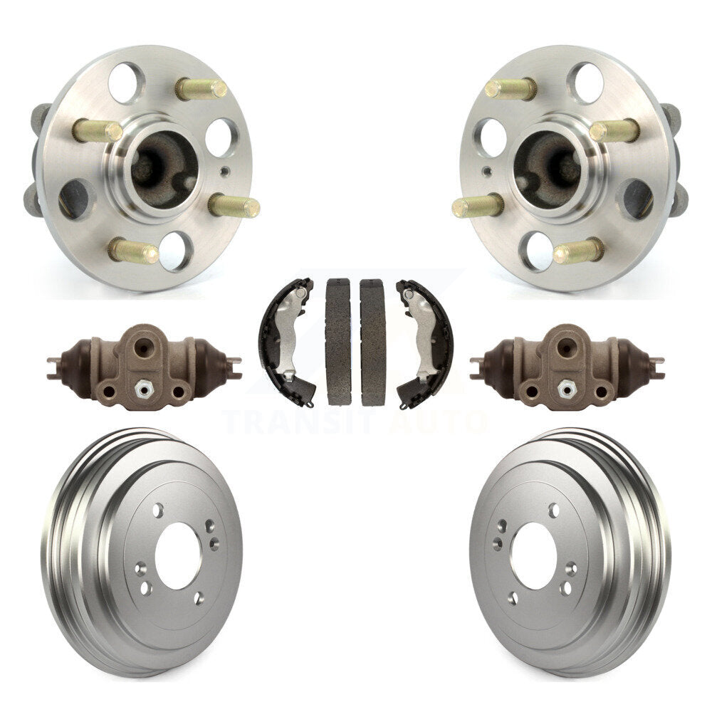 Kit de roulements de moyeu, cylindres de roue arrière, tambour et chaussures revêtus pour Hyundai Accent Kia
