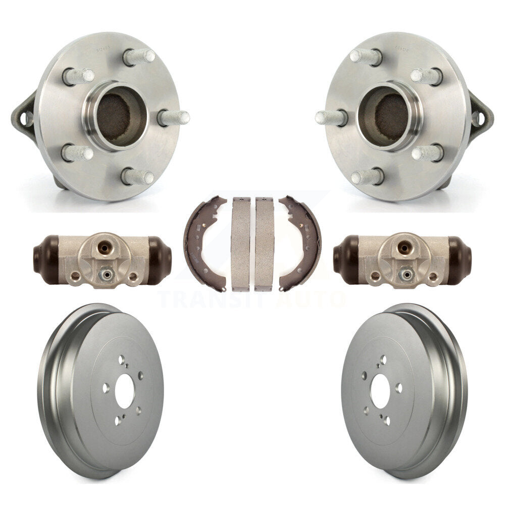 Cylindres de roue arrière et kit de roulement de moyeu de tambour et de chaussures enduits pour Toyota Corolla