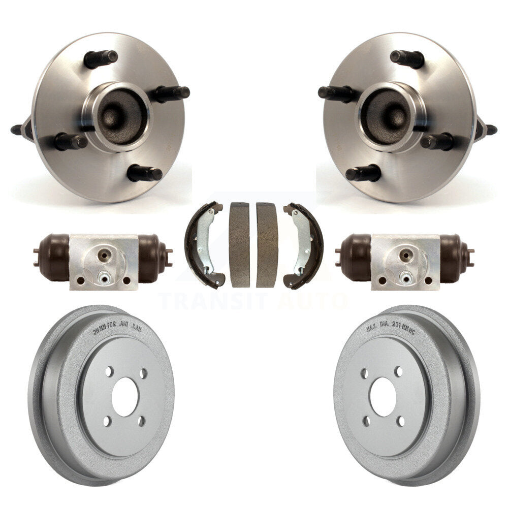 Kit de roulement de moyeu de tambour et de chaussures enduits de cylindres de roue arrière pour Chevrolet Cobalt G
